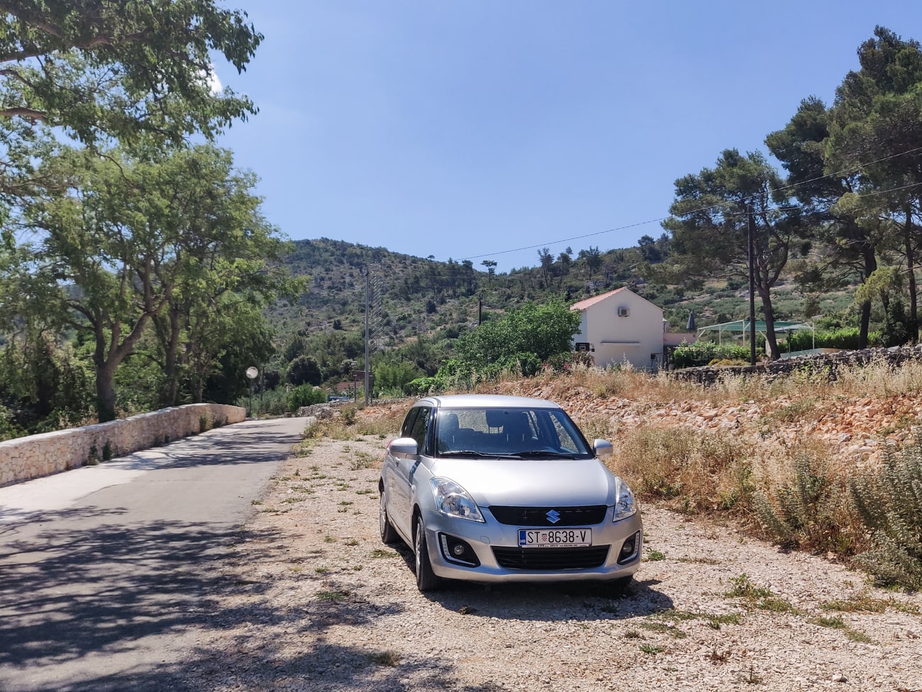 Met de auto naar Brač